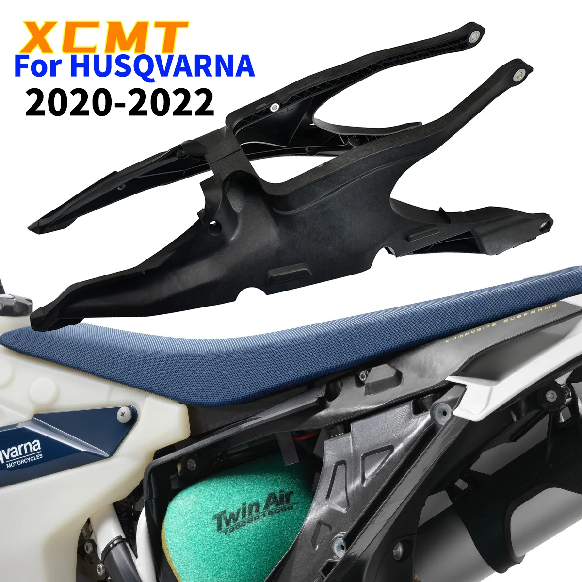 Motorcycle Rear Seat Tailstock Bracket Subframe For HUSQVARNA FC TC FX TE TX 125 250 300 350 Pit Dirt Bike Enduro Parts 2020-22