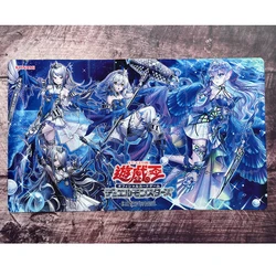 Yu-Gi-Oh Tearlaments Rulkallos Playmat podkładka gra karciana YGO ciemny magik Mat KMC TCG YuGiOh podkład na biurko stołowy-128