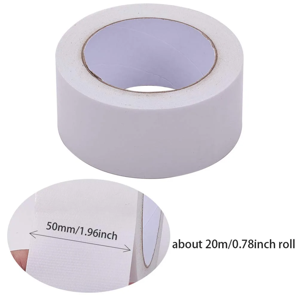 2 Inch x 21 Yard Bookbinding Tape Cloth Book Repair Tape Cloth Library Book Repair Craft Tape for Bookbinders Sofa Cord White