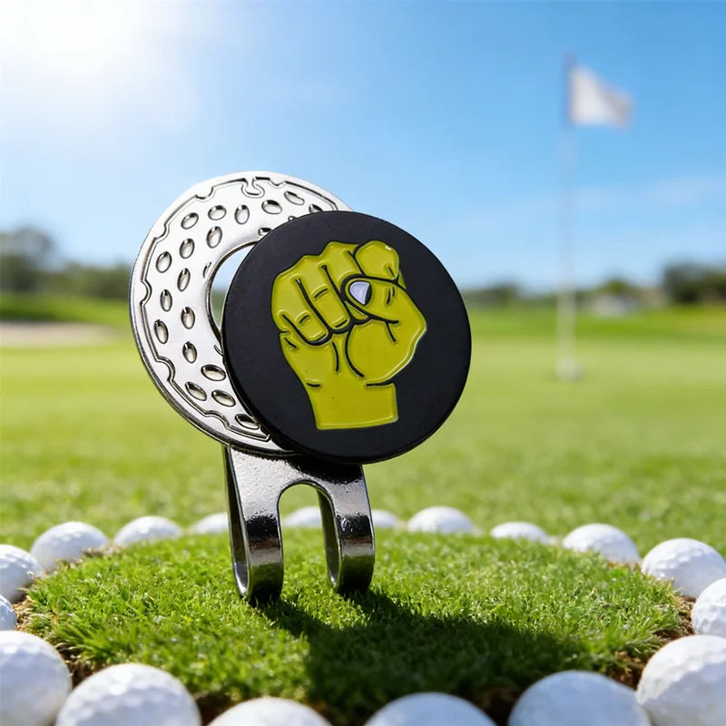 

2026 НОВЫЙ никогда не потеряйте магнитный маркер для мяча для гольфа и зажим для шляпы, магнитный зажим для шляпы и маркер, удобное снаряжение для поля для гольфа