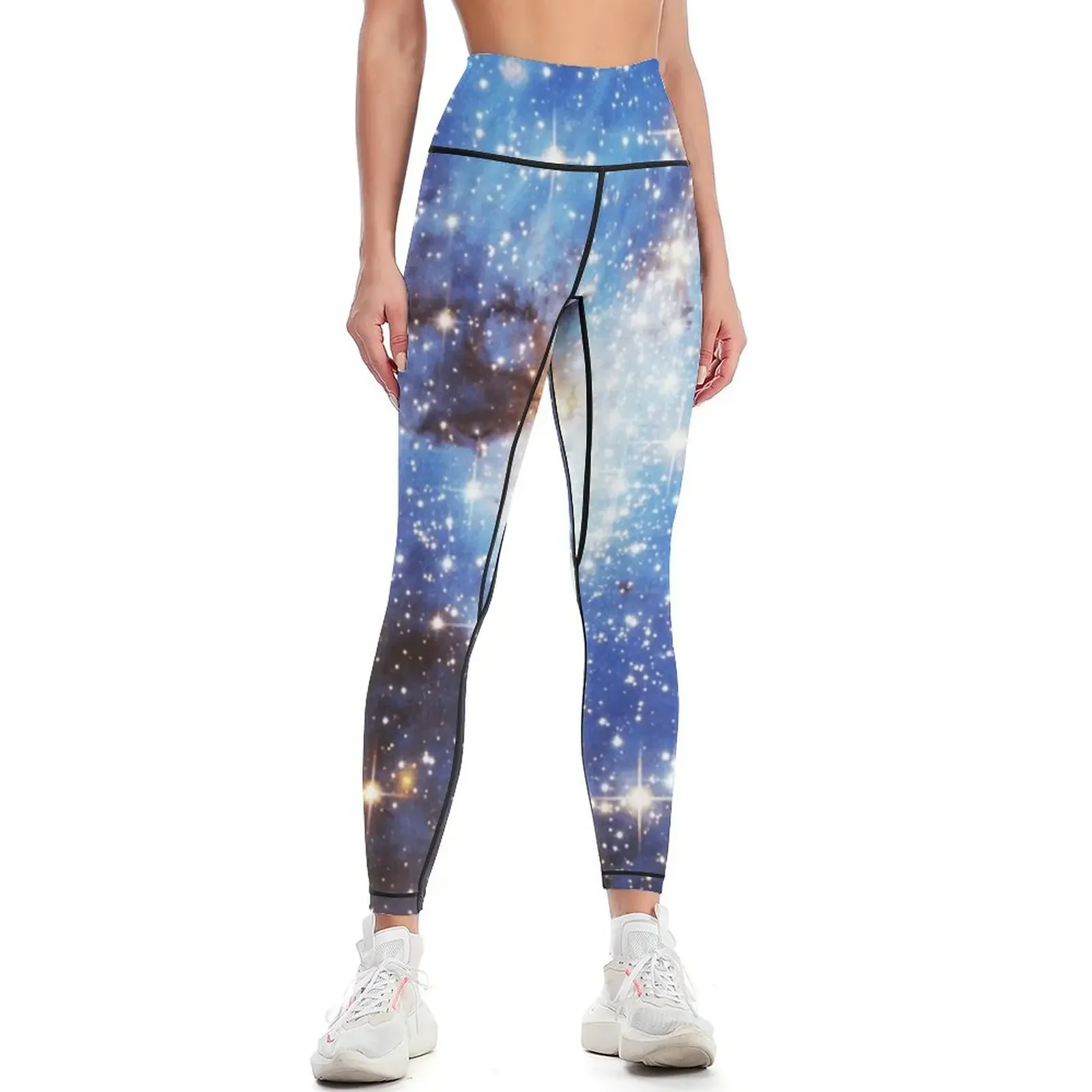 

Blue Galaxy 3.0 Leggings for physical legging gym push up legging sports woman gym Womens Leggings