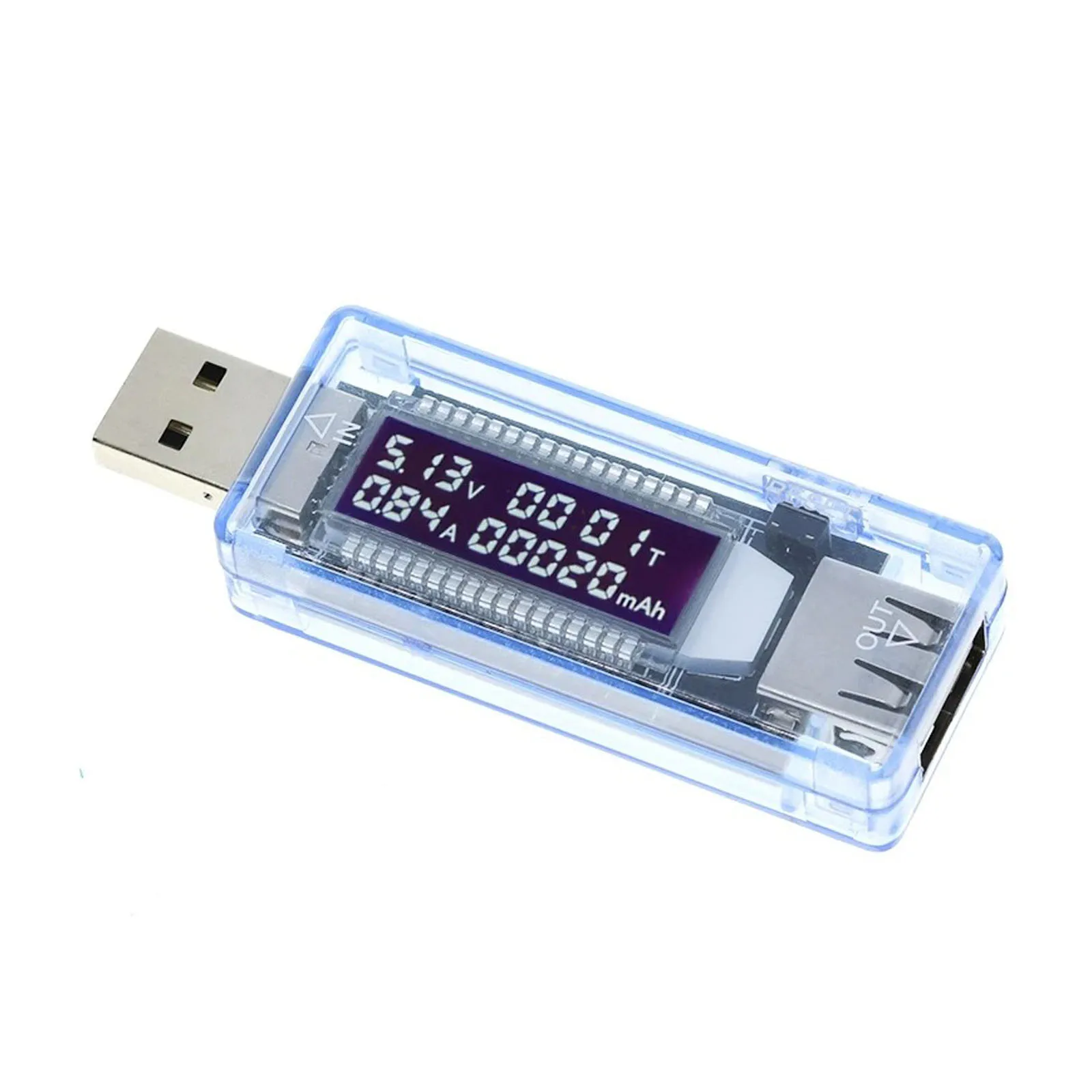 전압계 전류 전압 용량 배터리 테스터 KWS-V20 USB 볼트 전류 전압 닥터 충전기 용량 테스터