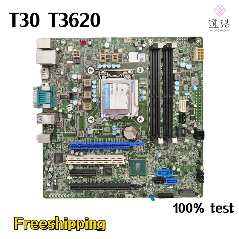 

CN-07T4MC For Dell PowerEdge T30 T3620 Motherboard 07T4MC 7T4MC LGA 1151 DDR4 Mainboard 100% Tested Fully Work