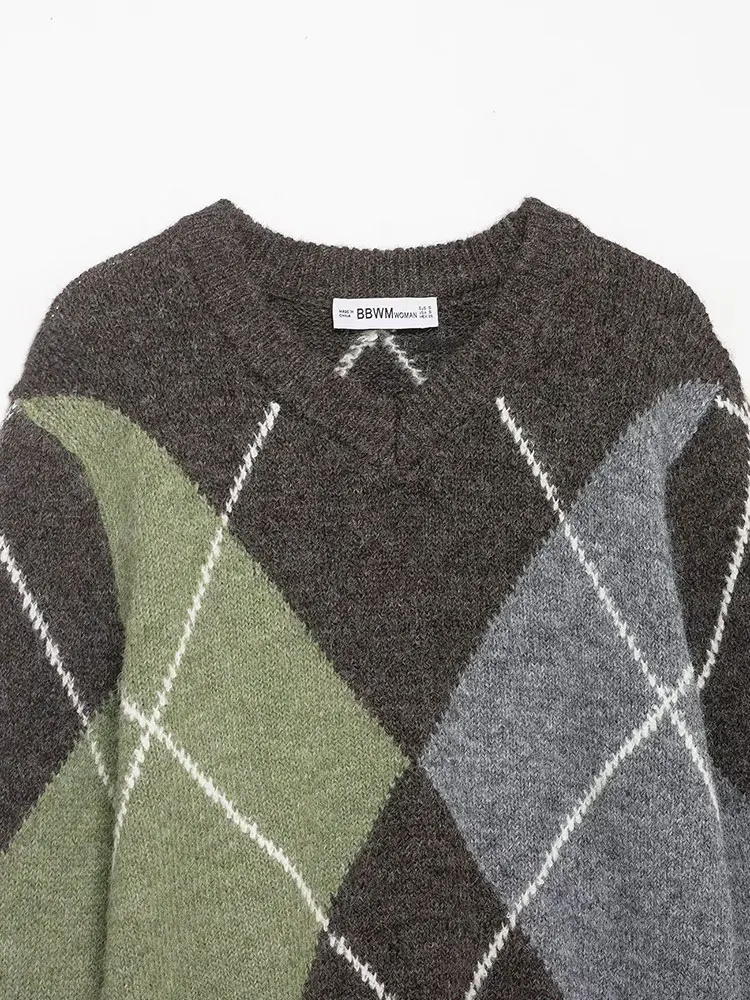 NLZGMSJ المرأة الماس شبكة سترة البلوز 2025 الخريف الشتاء المرأة موضة جديدة طويلة الأكمام البلوز المرأة أنيقة #3