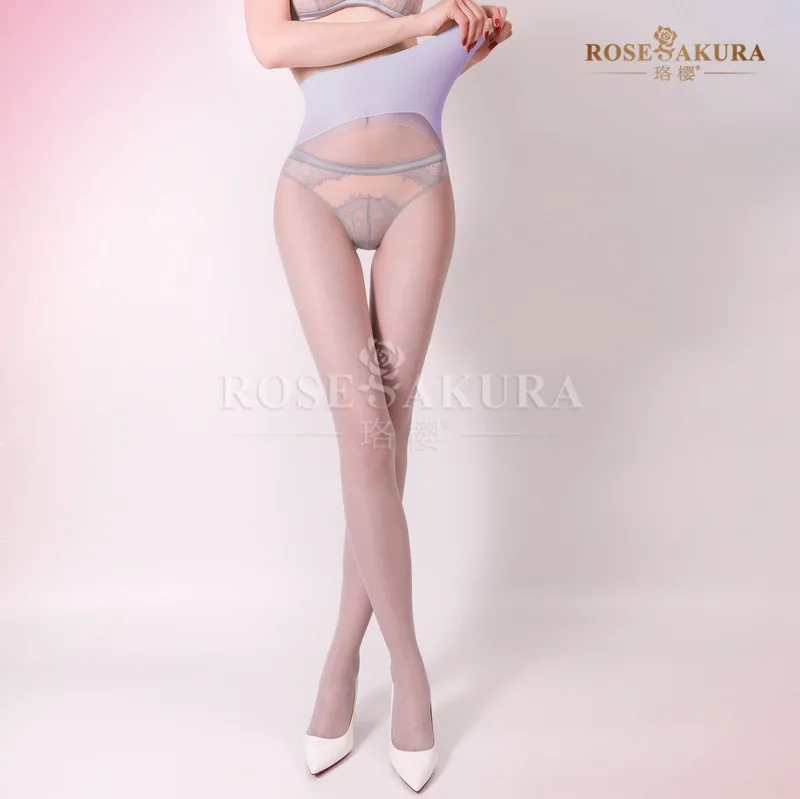 2025 la nuova seta ultrasottile avvolta nel nucleo 1D 8544 può essere tagliata a piacimento, calze senza cuciture, scivoloso trasparente in seta anti-gancio da donna