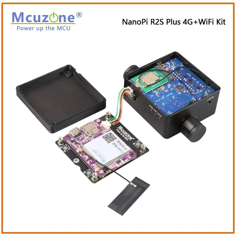 NanoPi R2S Plus 4G and WiFi Kit RK3328 openwrt Ubuntu 1GB DDR and 32G eMMC