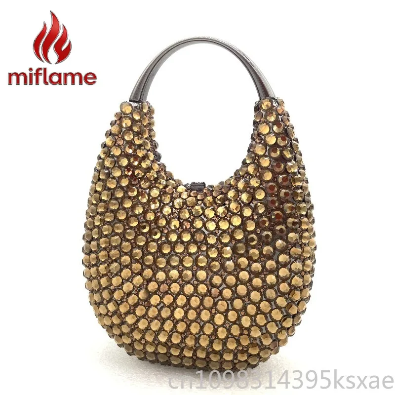 

Sparkly Crystal Clutch Handbag Evening Bag Shiny Diamond Square Purse Handheld Wedding Party Banquet European American Fashion