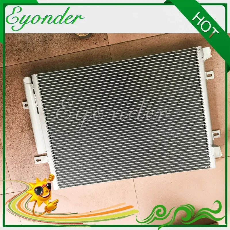 

New AC A/C Air Conditioning Conditioner Condenser with drier for Hyundai-9 Truck Bus Excavator Tractor off Road 635*450*18