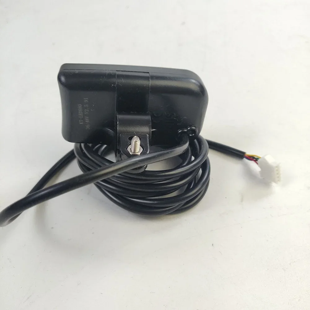 Digital Speedometer E-bike LED Display Top Speed Km miles Switch 5-pin Waterproof Connector LED Display For KT Controller Black - view 4