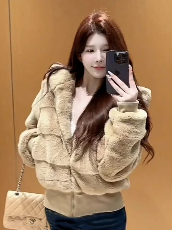 

Корейский Sle Lazy Soft Warm с капюшоном Plu Jaet, женская зимняя новая мода, красивая ор верхняя одежда, топ Thiened Long Sve
