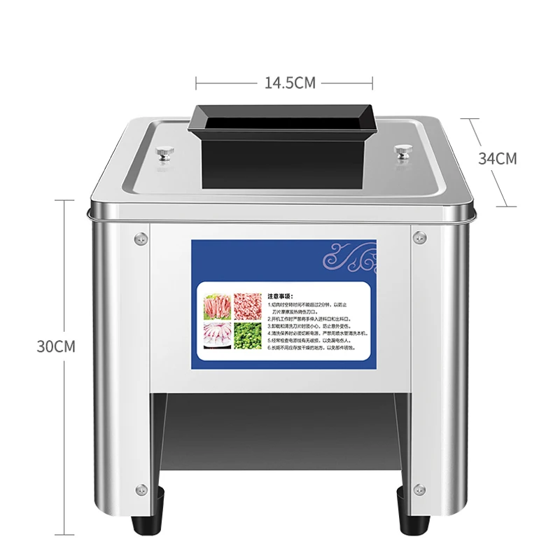 Affettatrice elettrica per carne affettatrice commerciale per uso domestico tritacarne automatico per pesce affettatrice tagliuzzata per filetti