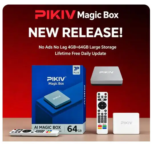 Genuine]Latest Android12 TV Box PIKIV 7P Plus 4K WiFi6 UHD Ultra