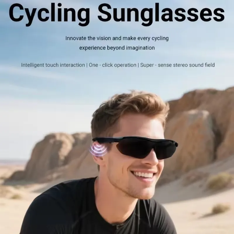 

Outdoor Windproof Sunglasses With OneTouch Operation High-definition Voice Call Intelligent Wireless Riding Sunglasses