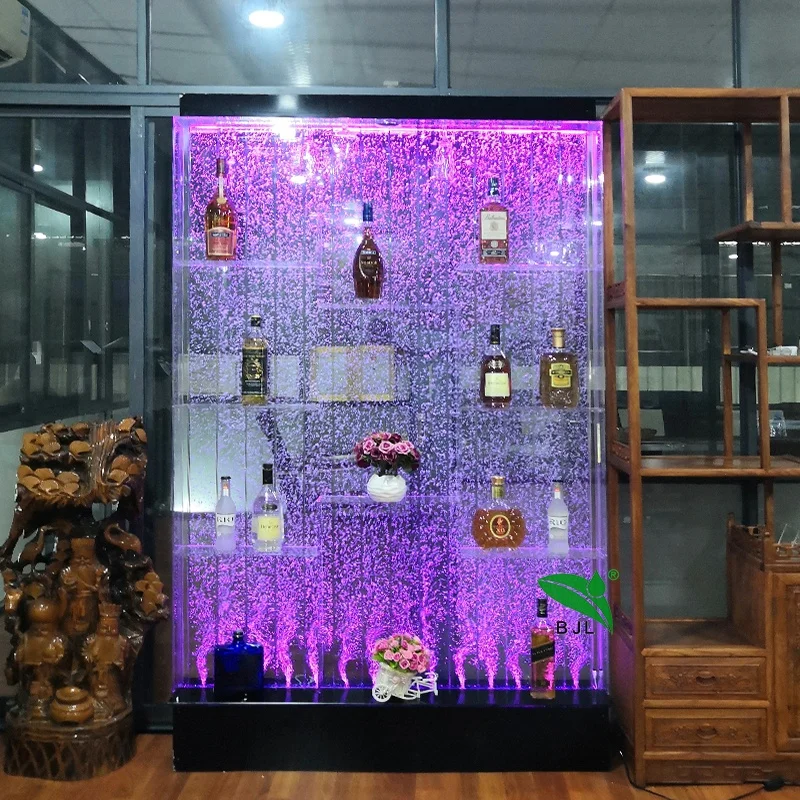 Customized-custom acrylic display stands led aquarium cabinets restaurant furniture suppliers