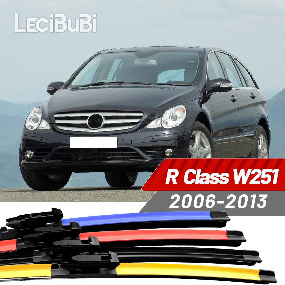2 stücke Für Mercedes Benz R Klasse W251 2006-2013 2007 2008 2009 2010 2011 2012 Frontscheibe Wischer klingen Scheibenwischer