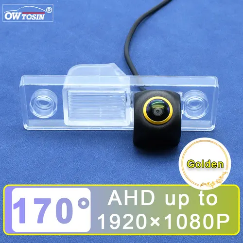 Imagen 1 del producto Cámara de visión trasera para coche, lente dorada de 170 °, AHD 1080P, Chevrolet Spark Monitor para 2010, 2011, 2012, 2013, 2014, 2015, 2016, 2017