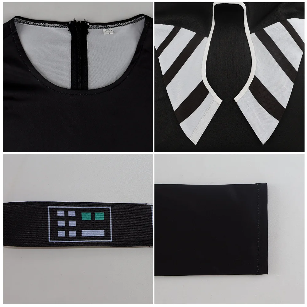 Women Halloween Carnival Party Outfits Anakin Skywalker Black Jumpsuit Cloak Costume