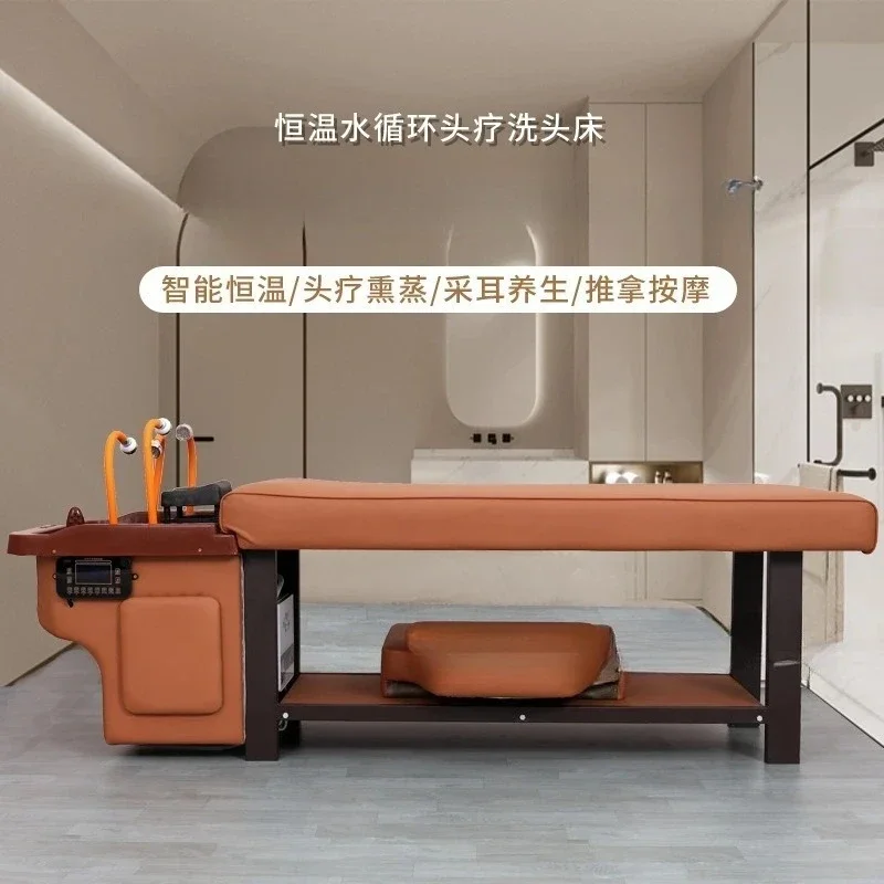 hair treatment shampoo bed hair salon barber shop special water circulation hair care shampoo flush bed beauty salon