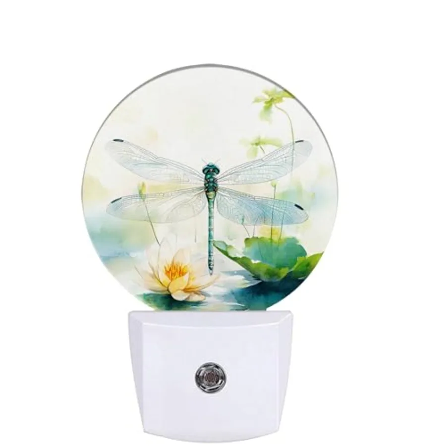 

Night Light, Plug-in Night Lights with Dusk-to-Dawn Sensor for Bedroom Bathroom and Living Room Sleep Friendly lamp