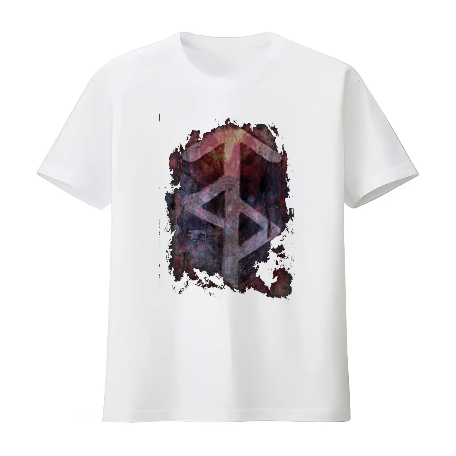 Runic SIgil for Progression T-Shirt Summer Casual Cotton Tee Oversized Streetwear Tops Vintage Graphic Print 100% Cotton