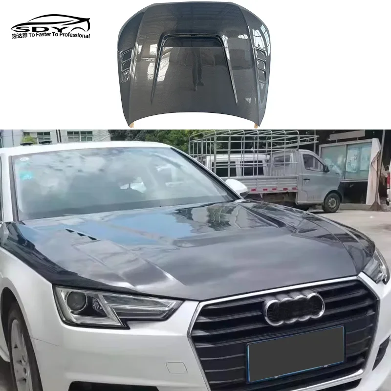 

A4 S4 B9 High Quality Carbon Fiber Engine Hood Engine Bonnet For Audi A4 S4 B9