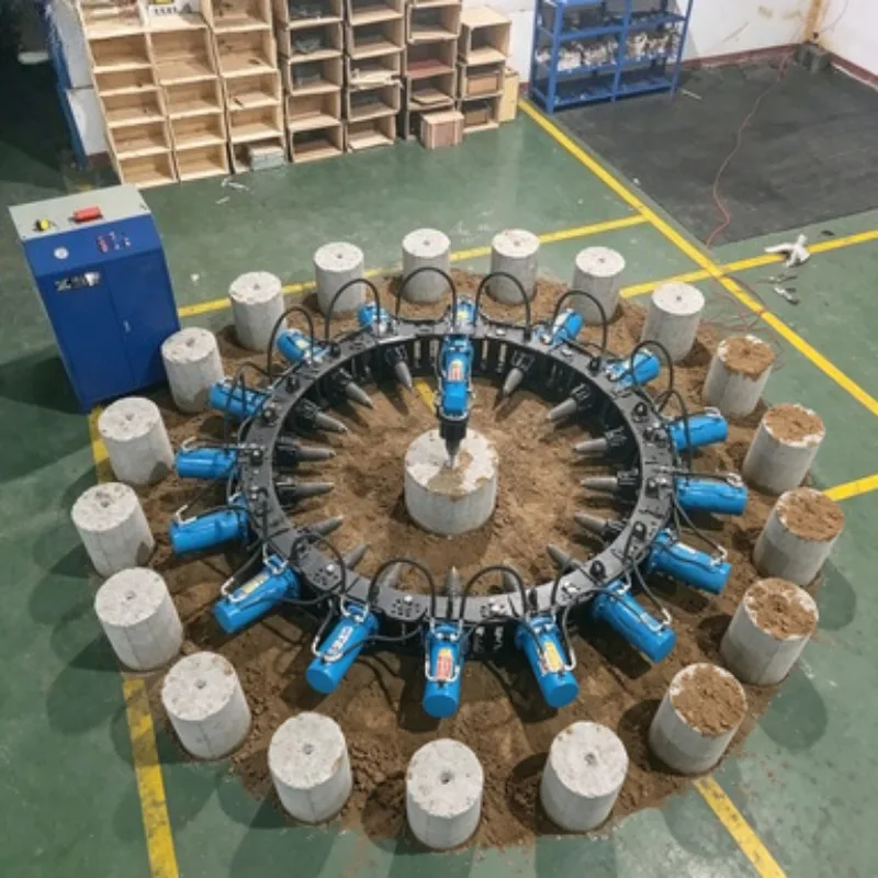 Robust Hydraulic Pile Extractor with Depth Indicator Excavator Mounted Pile Puller for Demolition