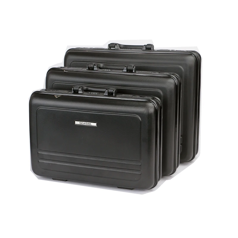 ABS Portable Password Box Book Business Briefcase Storage Suitcase File Case Tool Instrument Boarding Travel Bag