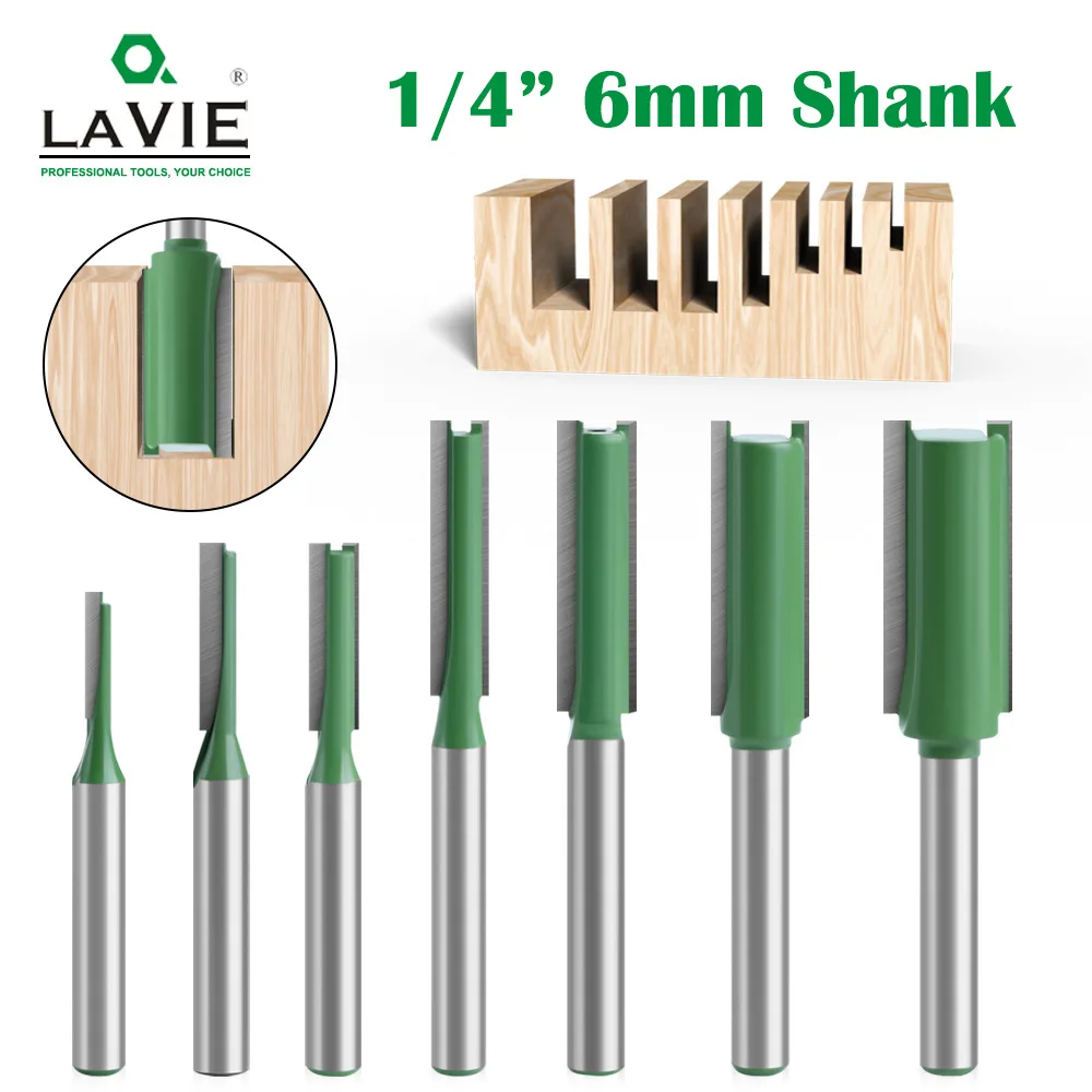 1/4 handle green straight knife 7-piece single blade double blade straight knife trimming machine Cutter head slotting machine G