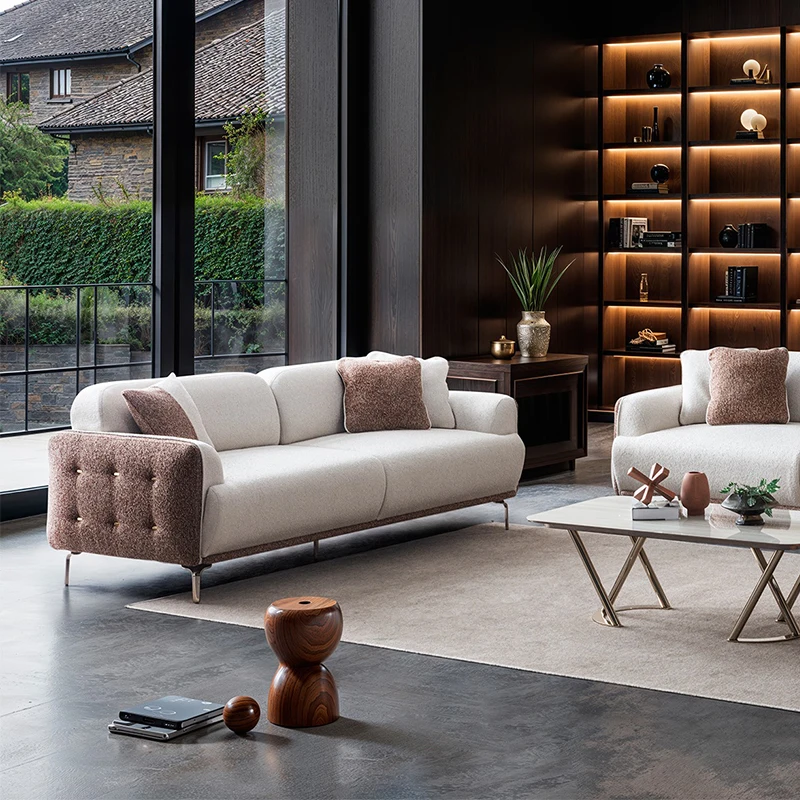Modern sofa furniture luxury living room fabric home or hotel sofa cover