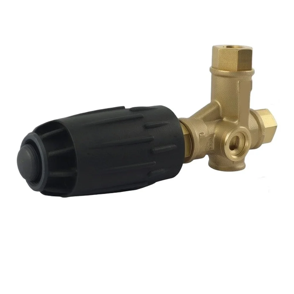 VRT3-310 Unloader Valve Black Spring 4500PSI 10.5GPM Adjustment Knob Brass 3/8'' Fitting High Pressure Washer Accessories