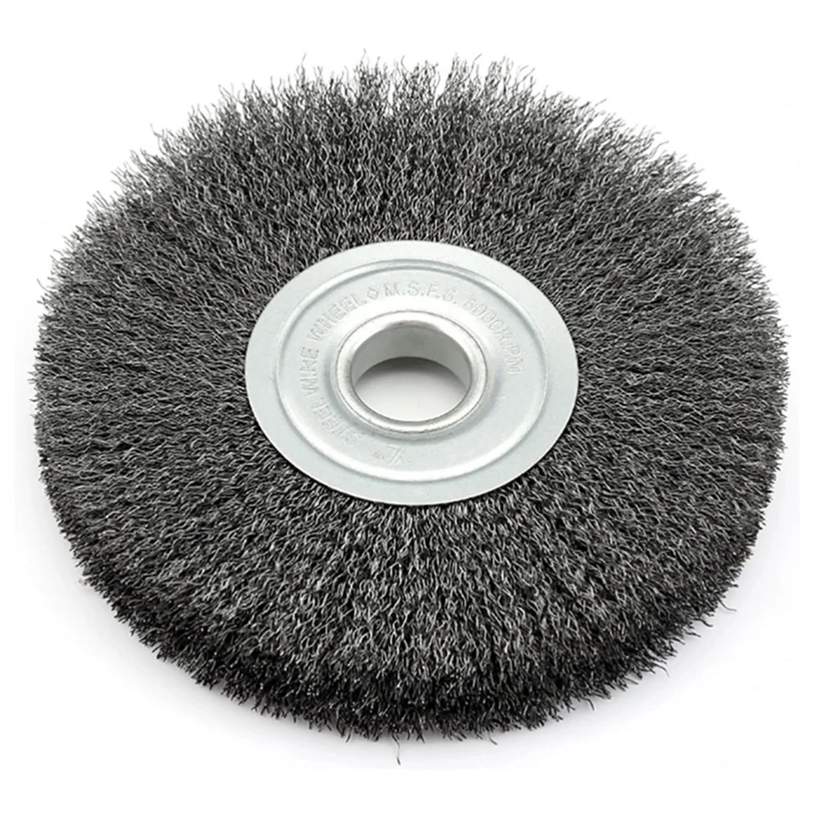 

1pc Wire Brush Wheel Cup Brush Flat Crimped Stainless Steel Wire Wheel Brush For Angle Grinder Rust Removal Cleaning Tool