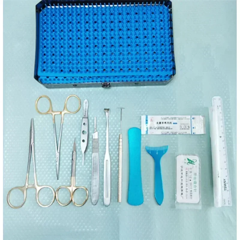 

12/13Pcs Instrument Set Blepharoplasty Surgical Instruments Eyelid Tools Instrument Delivery Box Whitening Tool