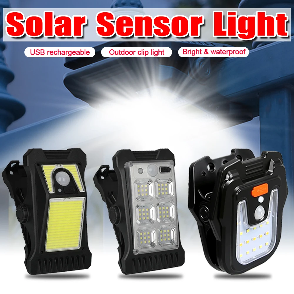 Outdoor Sensor Solar Light Rechrageable Camping Lantern Waterproof Garden Decoration Warm Lamp for Courtyard Balcony Fence Foyer