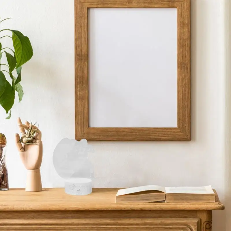 LED Football Light 3D Visual Effects Acrylic Football Sign Lamp 16 Colors Changing Energy Saving Night Light For Kid Sports Fans