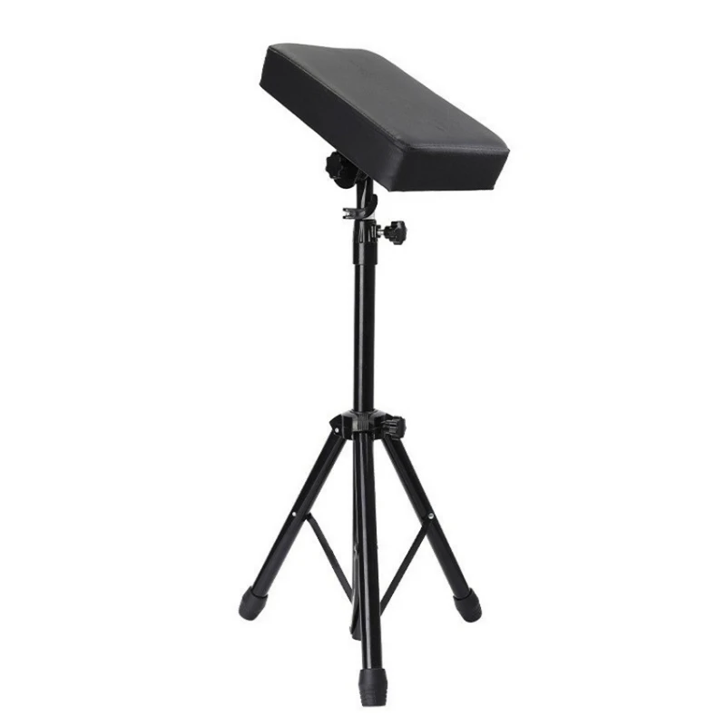 Tattoo Tripod Stand Arm Leg Rest Studio Chair Sponge Pad Height Adjustable