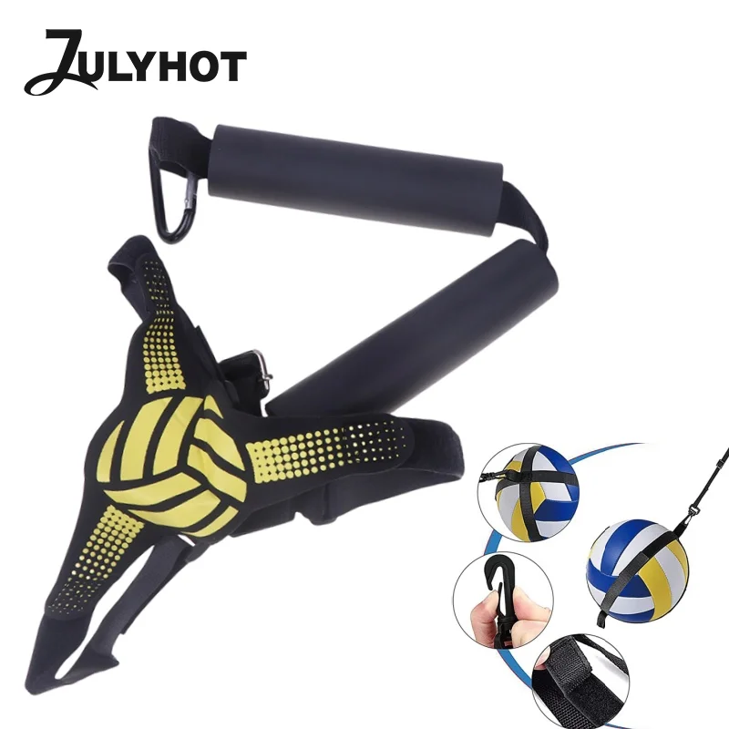 

Volleyball Spiking Training Aid Adjustable Belt Solo Serve Training Equipment Bouncing Train Rope Beach Volleyball Accessories