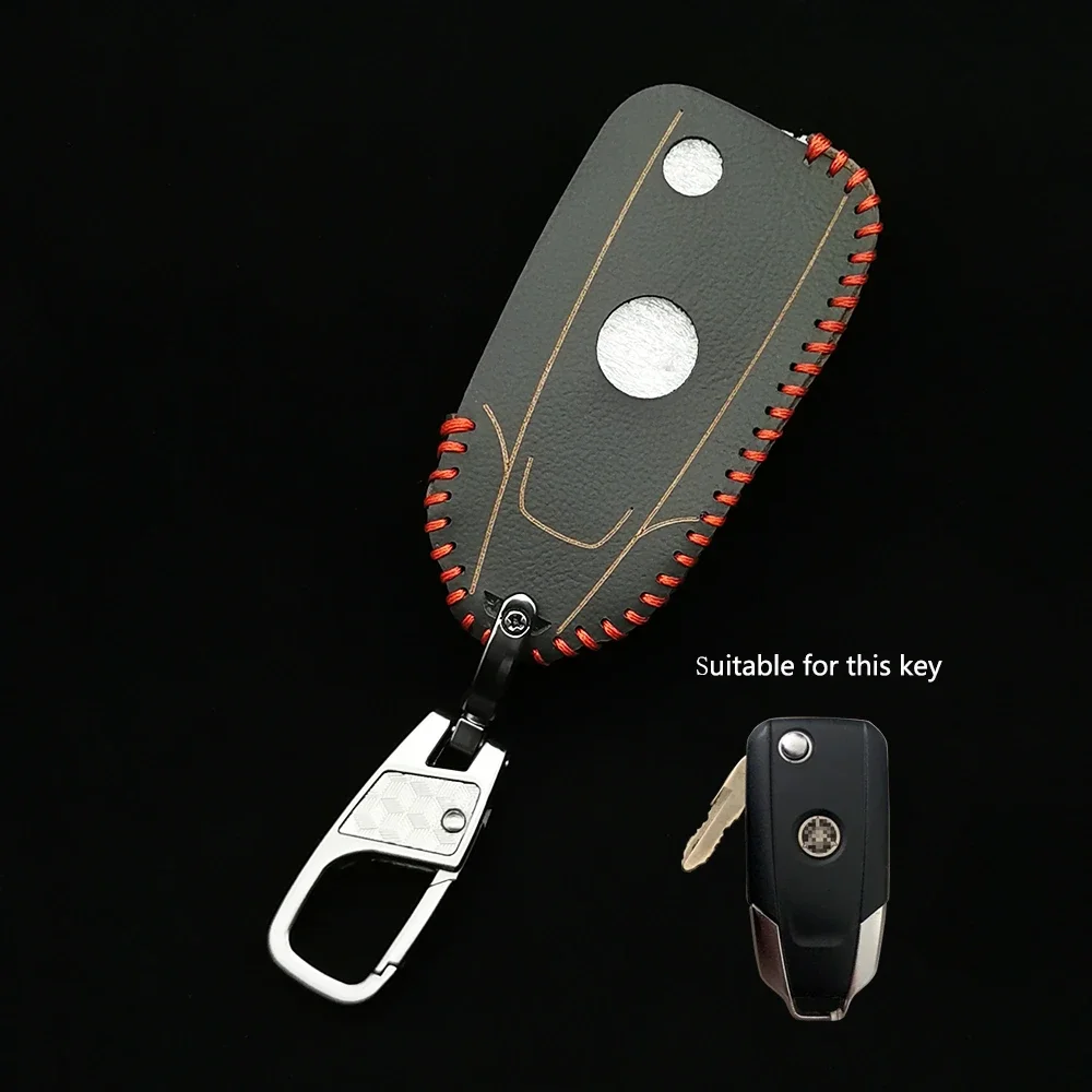 Praise Leather Key Case Cover for Yamaha TMAX 530 DX SX Motorcycle 2015-2017 Motorcycle Smart Key Bag Fob Protect Shell