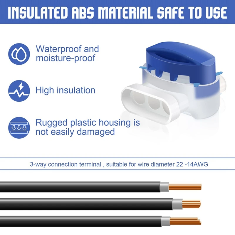 36 PCS Cable Connectors For Robotic Lawnmowers, Waterproof Connection Cable Wire Connector With Gel Filling