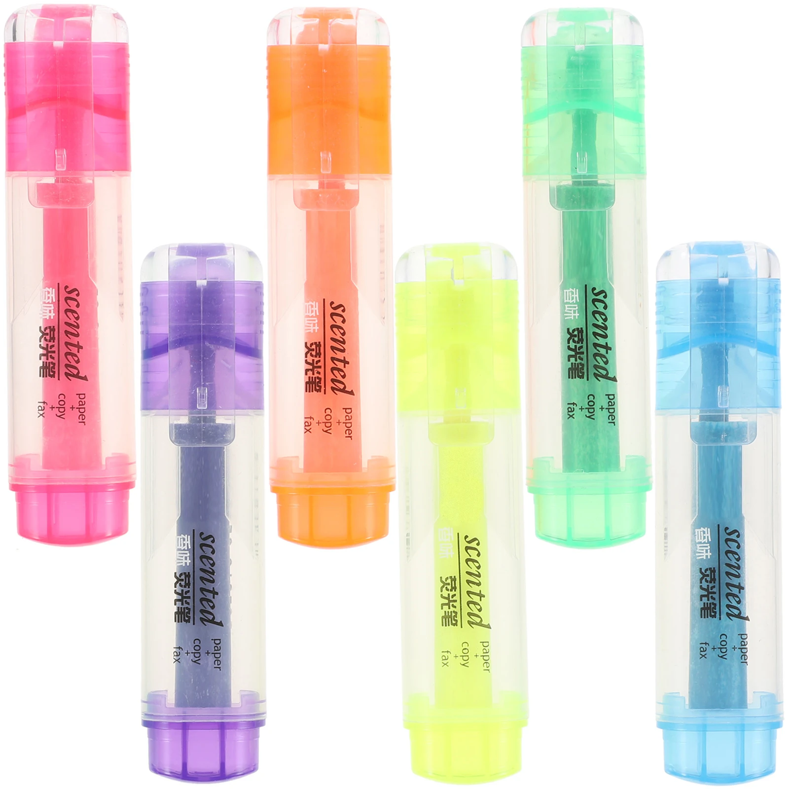 

6pcs Highlighter Fluorescent Liquid Chalk Pen Light Color Maker Painting Drawing Pens for Whiteboard