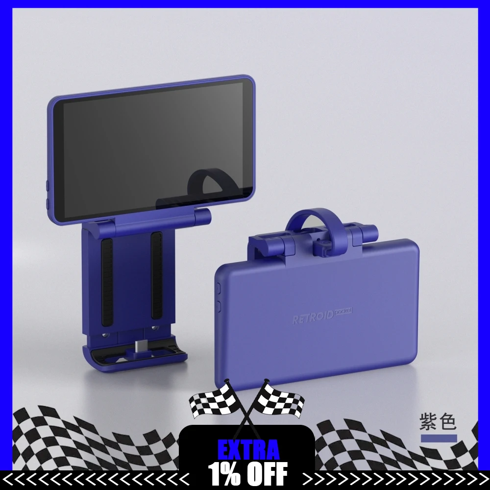 ريترويد جيب RP شاشة مزدوجة 5.5 بوصة AMOLED شاشة تعمل باللمس مشبك خلفي تصميم إضافة على توسيع الشاشة ل RP4Pro/RP Mini/RP MiniV2/RP5