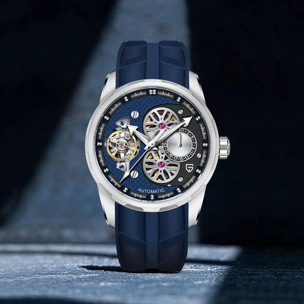 

Новинка 2022, мужские механические часы PAGANI DESIGN, автоматические часы с турбийоном для мужчин, водонепроницаемые светящиеся часы AR с сапфировым стеклом
