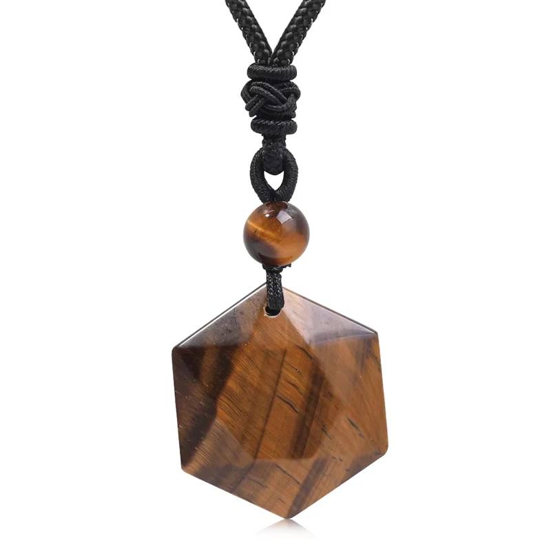 

Новая мода тигровый глаз звезды кулон ожерелье натуральный камень аметист для богатства любовь хрустальные украшения поставляется с шнуровым ожерельем