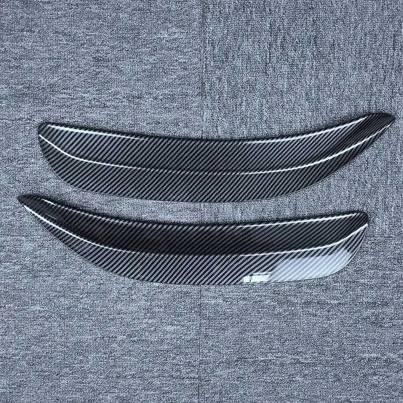 1Pair Car Rear Wing Trim Panel For Ford Focus Focus MK4 ST-Line 18-23 Parts Tailgate Spoiler Decorative Strip Fascia Carbon