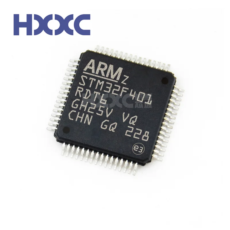 

5PCS NEW Original Integrated Circuits STM32F401 STM32F401RDT6 STM32F401RDT6TR ic chip LQFP-64 ICs MCU Microcontroller