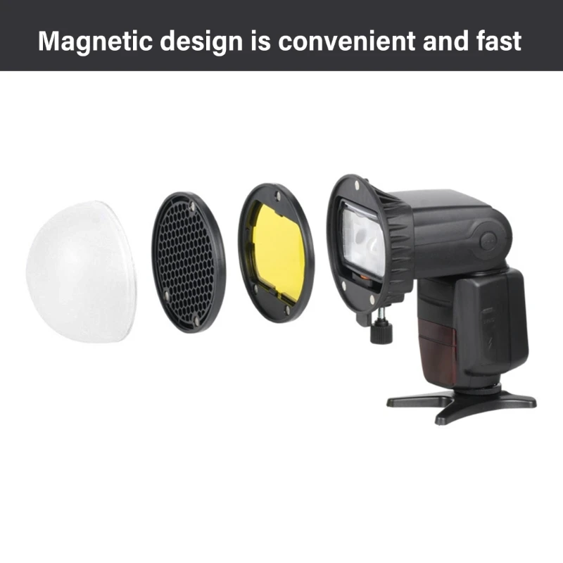 사진작가를 위한 디퓨저, 컬러 필터, 그리드가 포함된 플래싱 액세서리 장비