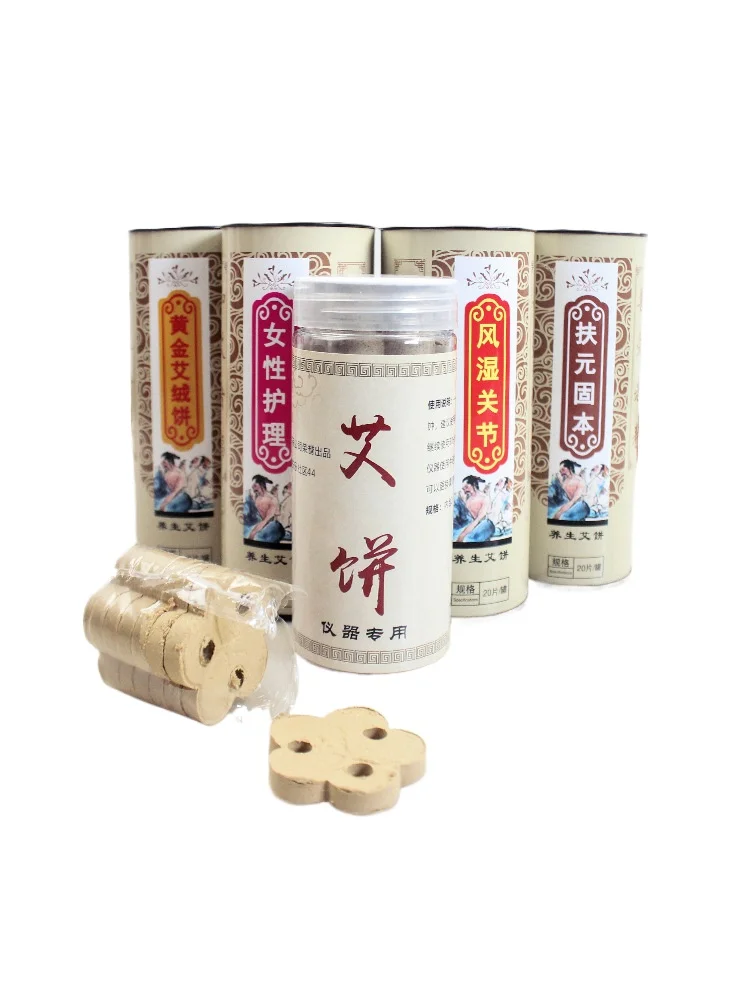 Plum Blossom Shape Mugwort Compressed for Stick Box Use with Device
