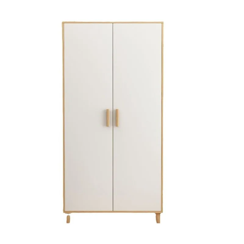 Wardrobe Home Bedroom Modern Simple Solid Wood Economy Simple Assembly Rental Room Locker