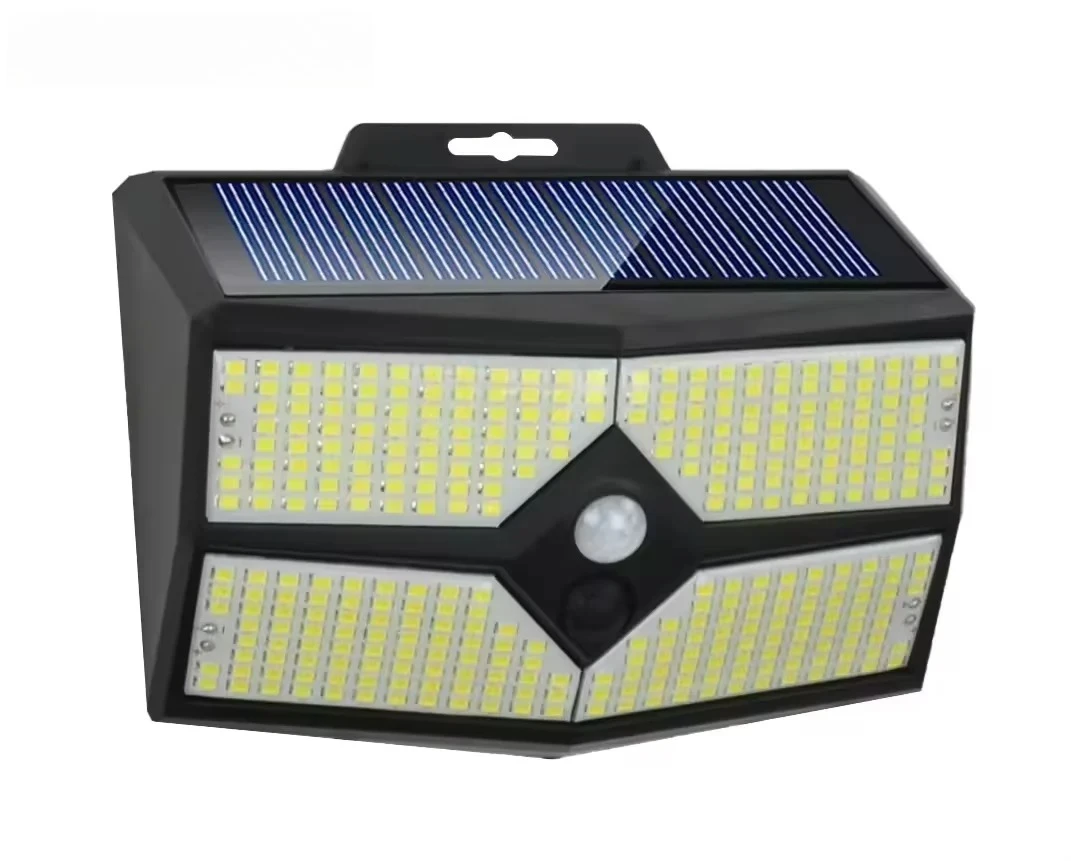 نموذج تصميم جديد 2014 الصينية العرض في الهواء الطلق للماء 332 LED الشمسية حديقة الجدار الخفيفة LED الخفيفة