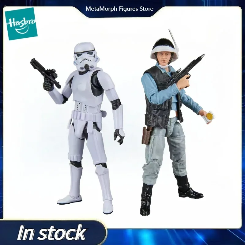 

Оригинальный Hasbro Star Wars The Black Series REBEL TROOPER & STORMTROOPER, аниме-фигурка, коллекция игрушек, украшения