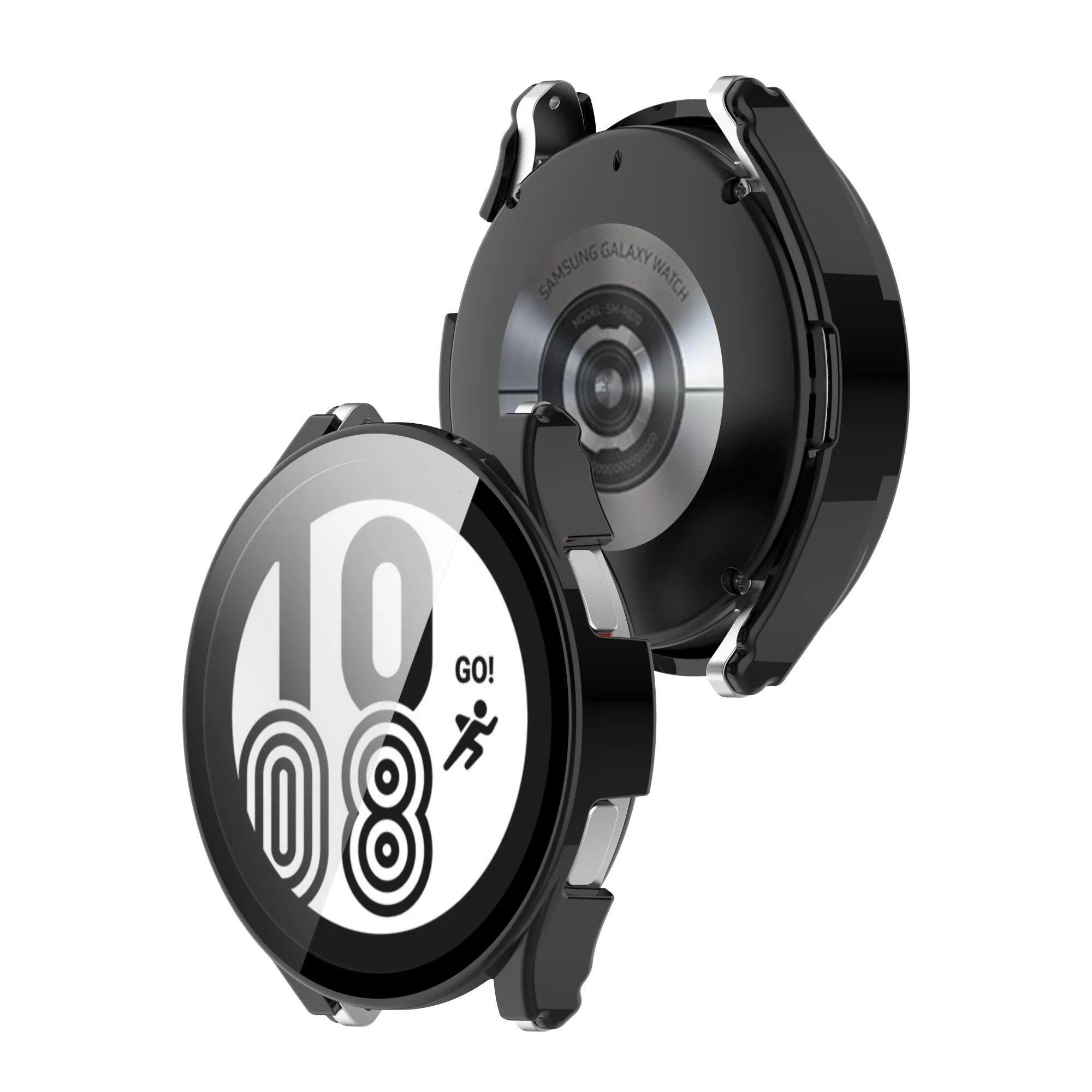 Screen Protector Case For Samsung Galaxy Watch 4 40mm 44mm Full Protective Cover PC+Tempered Glass Smartwatch Protection Shell